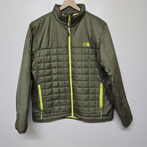 North Face Full Zip‎ Lightweight Thermoball Green Men's Size Large